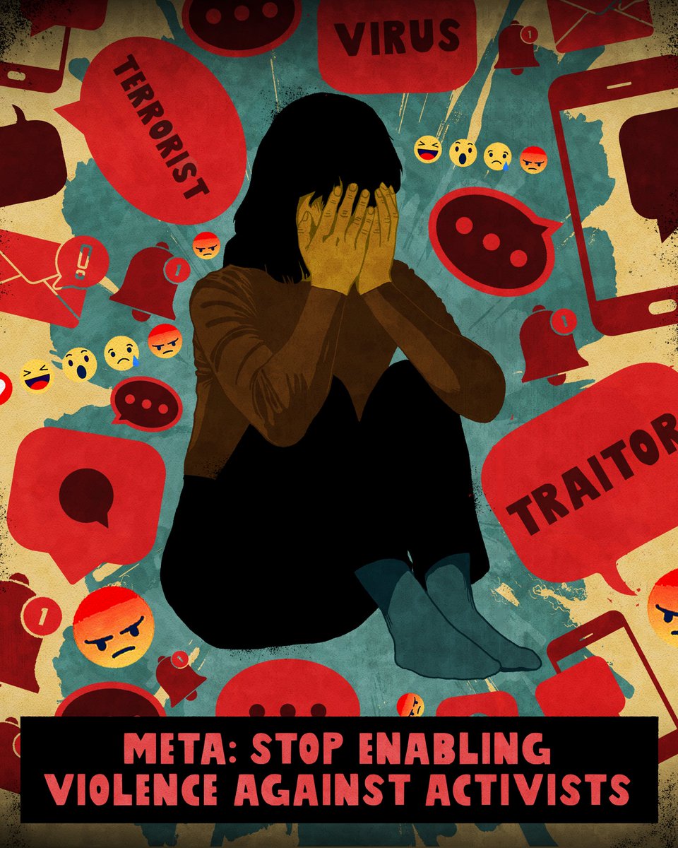 Meta approved Facebook ads &amp; failed to remove posts inciting violence against activists in the 🇵🇭. Far from the first time that researchers have found #Meta to amplify content that creates “real world” harms. Read the report and sign the petition here:
amnesty.org/en/latest/news…
