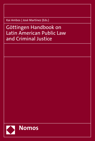 El Göttingen Handbook on Latin American Public Law and Criminal Justice está disponible en acceso abierto. Les invito a leer mi capítulo "Gender and the criminal justice system: Comparing forcible rape law in Colombia and Chile" en este enlace: 
nomos-elibrary.de/10.5771/978374…