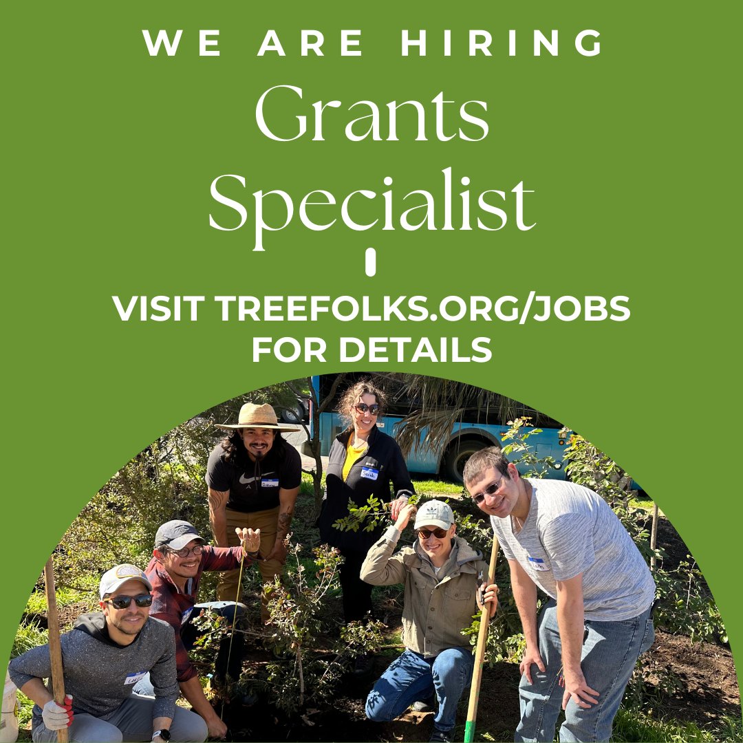 🌱 Grants Specialist Opportunity 🌱 

Looking to make an impact through grant writing? TreeFolks is hiring a Grants Specialist to help support our tree-planting mission. Learn more and apply today at treefolks.org/jobs! 🌿 #GrantWriting #NonprofitCareers #TreeFolks