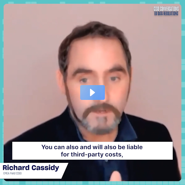 girlypeach33's tweet photo. You won’t want to miss what Richard Cassidy has to say about possible damages resulting from a #CyberIncident in this episode of @RubrikInc’s CISO Conversations  👉 https://t.co/7SZw9Ny82l  https://t.co/bWhADc9hBY https://t.co/6oDyzWA48f