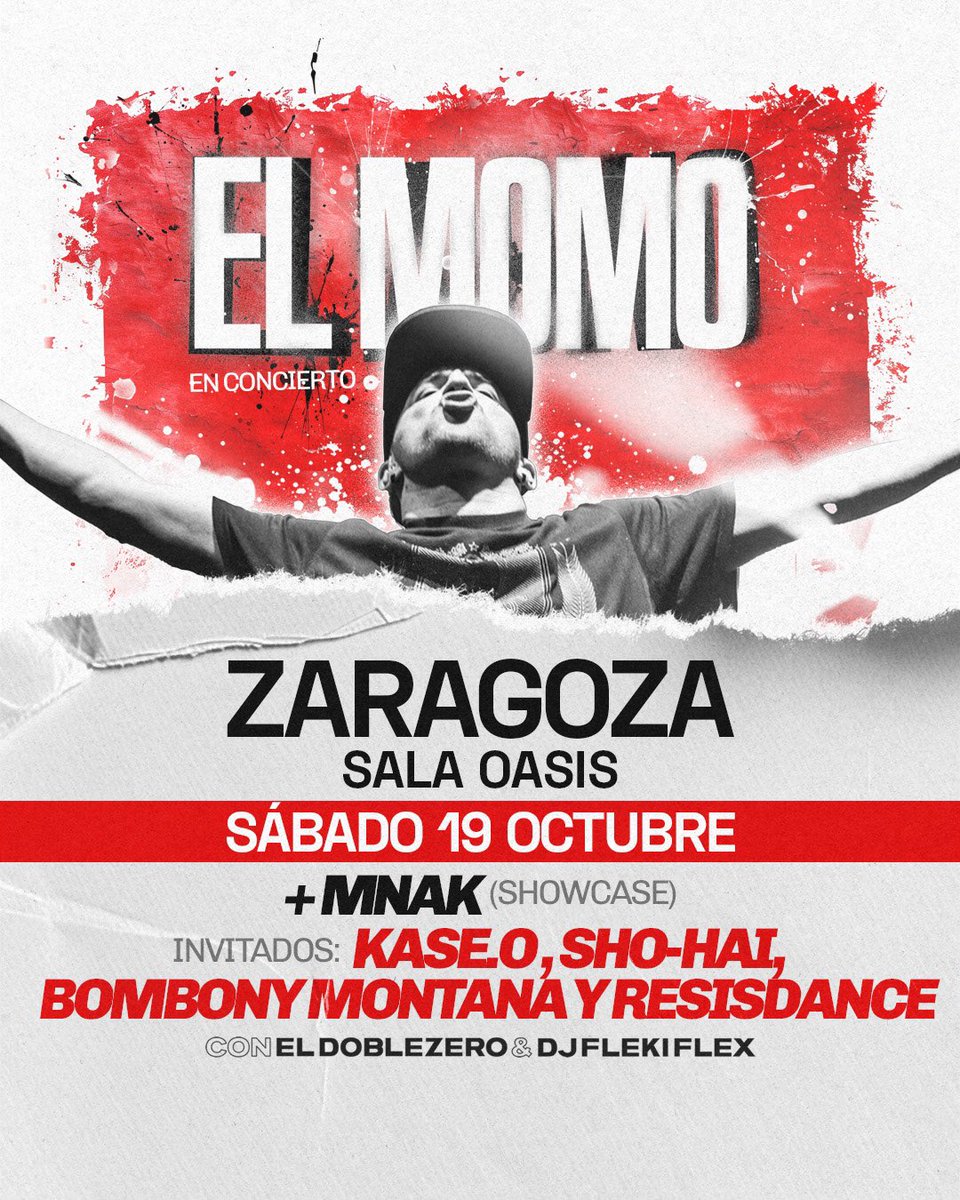 Zaragoza! Este sábado vamos a poner patas arriba la sala Oasis. Se viene otra noche de las que se recuerdan.
wegow.com/es/conciertos/…