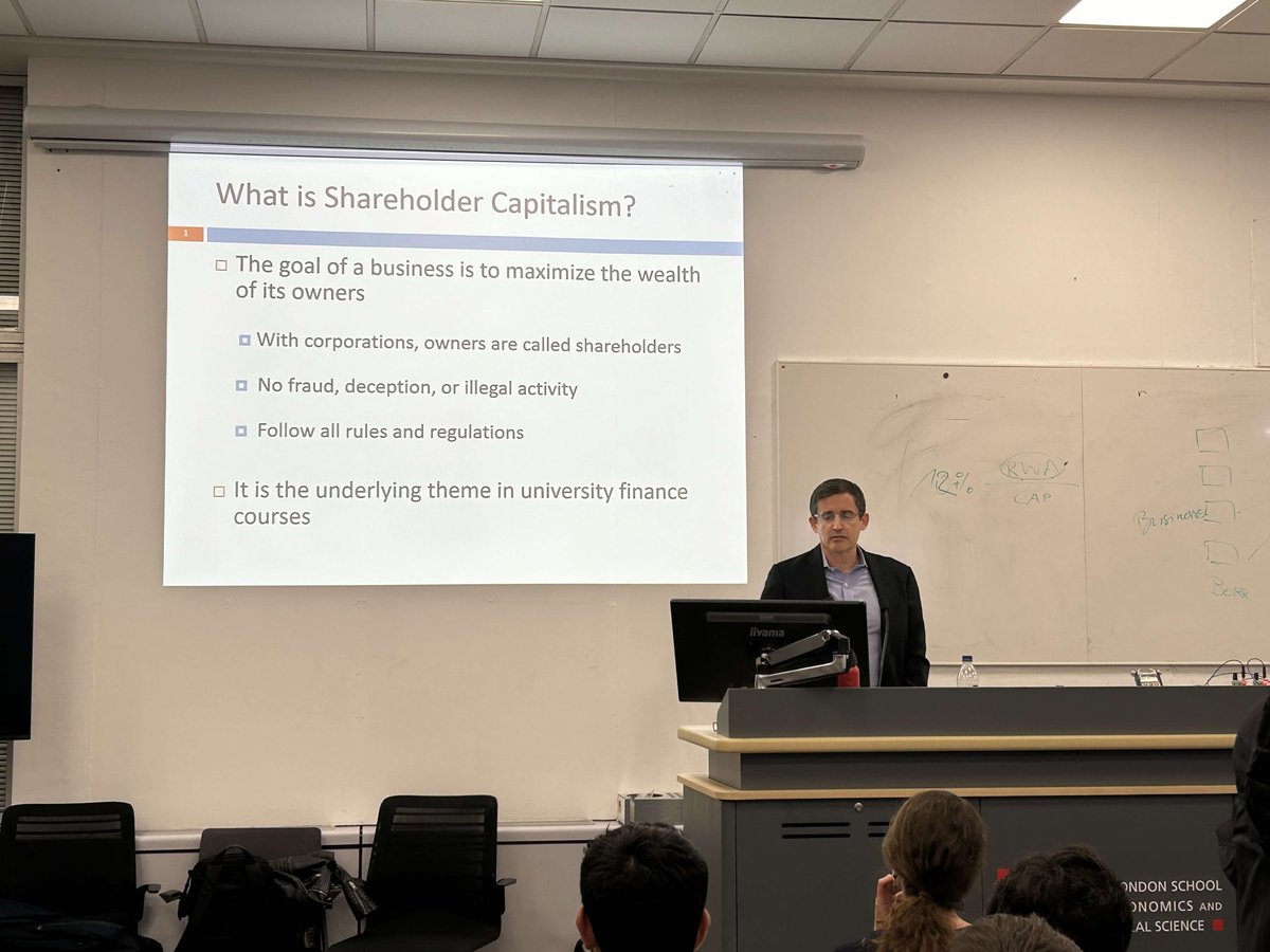 If you missed the #Hayek lecture on the case for shareholder capitalism by <a href="/RDavidMcLean/">David McLean</a>, you can watch in on our YouTube channel: 
youtube.com/watch?v=OVDMvh…