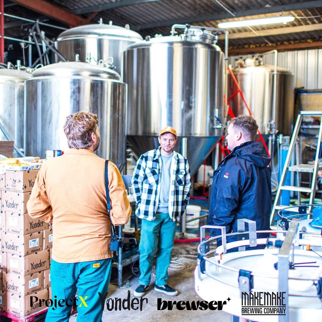 🍻 The first ProjectX beer is brewing!

@yonder hosted @makemake and us at their home in Radstock, to create a truly outrageous Imperial Sour. 

This beer will be one of the six featured in the ProjectX 2024, our collaboration project with 12 breweries and the awesome @tommoore