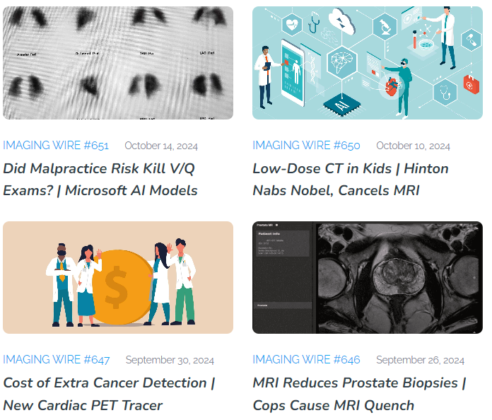 Brian Casey (@briancasey3) on Twitter photo Issue 651 of <a href="/TheImagingWire/">The Imaging Wire</a> is live:
- Did Malpractice Risk Kill V/Q Exams?
- Microsoft’s Healthcare AI Models
- AI Cuts Chest X-Ray Turnaround
- Study Questions AI Efficiency
- Medicare Adds Plaque AI Coverage
More at buff.ly/3UaCx0V Issue 651 of <a href="/TheImagingWire/">The Imaging Wire</a> is live:
- Did Malpractice Risk Kill V/Q Exams?
- Microsoft’s Healthcare AI Models
- AI Cuts Chest X-Ray Turnaround
- Study Questions AI Efficiency
- Medicare Adds Plaque AI Coverage
More at buff.ly/3UaCx0V