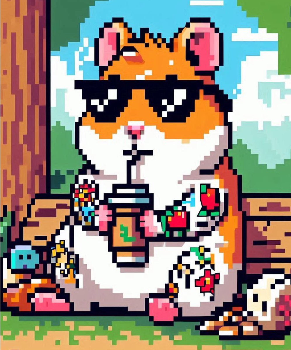 This is sick 🔥 $HAM #nftart #pixelart