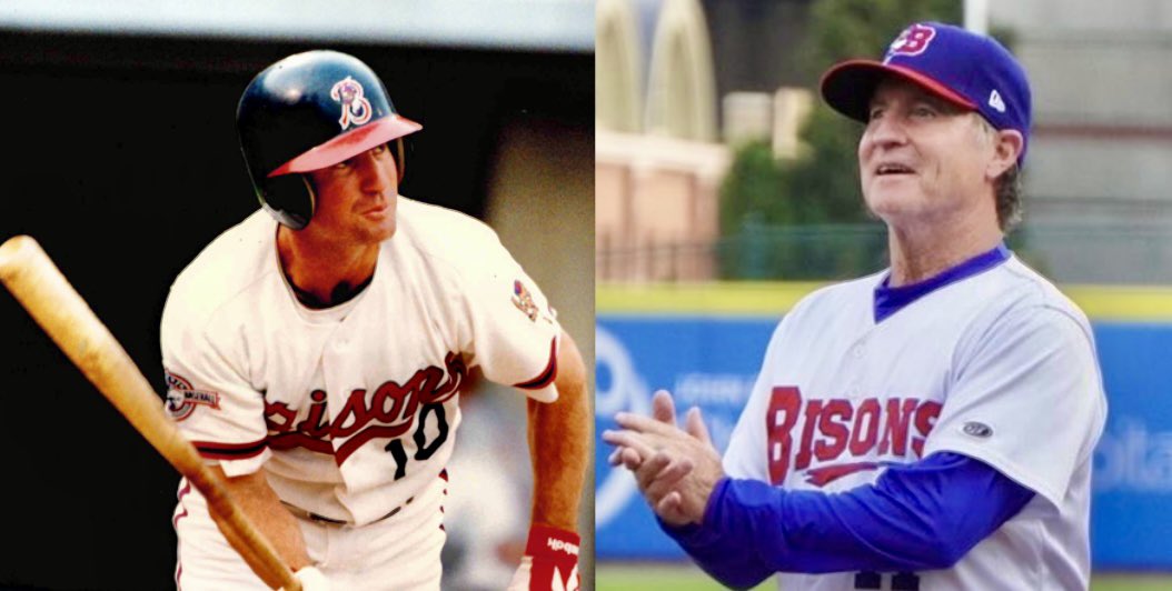 HERDchronicles's tweet photo. I spoke with #Bisons manager Casey Candaele for the newest installment of Conversations with the Herd. He talked about his mom playing pro baseball, winning a College World Series, playing for the Expos and Astros, his time in #Buffalo, and much more: https://t.co/H7XkI5jQOm https://t.co/Q4jmYH6xdY