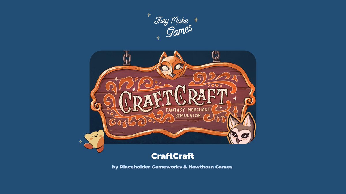 pastelpikmin's tweet photo. ✨ WEEKLY HIGHLIGHTS | #indiegames ✨

🗡️ CraftCraft: Fantasy Merchant Simulator (@PlaceholderGW)
🖼️ Pieces of the Past (@Potp_game)
🔍 Hidden in my Paradise (@OgrePixel)
☕️ Tailside: Cozy Cafe Sim (@CoffeeBeansDev) 

All available here 💛 https://t.co/aGHA7NAPHK https://t.co/e5rHr58tzg