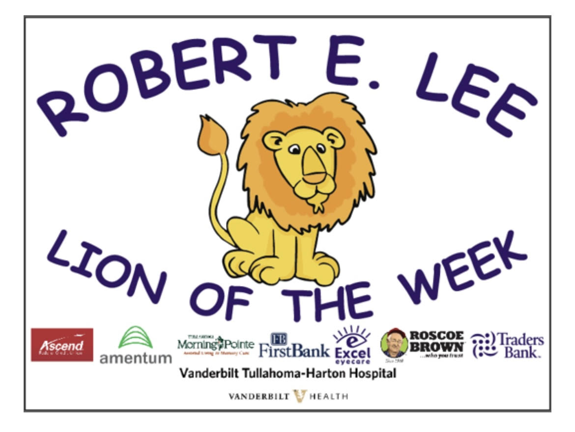 We are so thankful for our CEO partners and our new Lion of the Week signs- our partners are amazing!  Thank you for blessing our students!