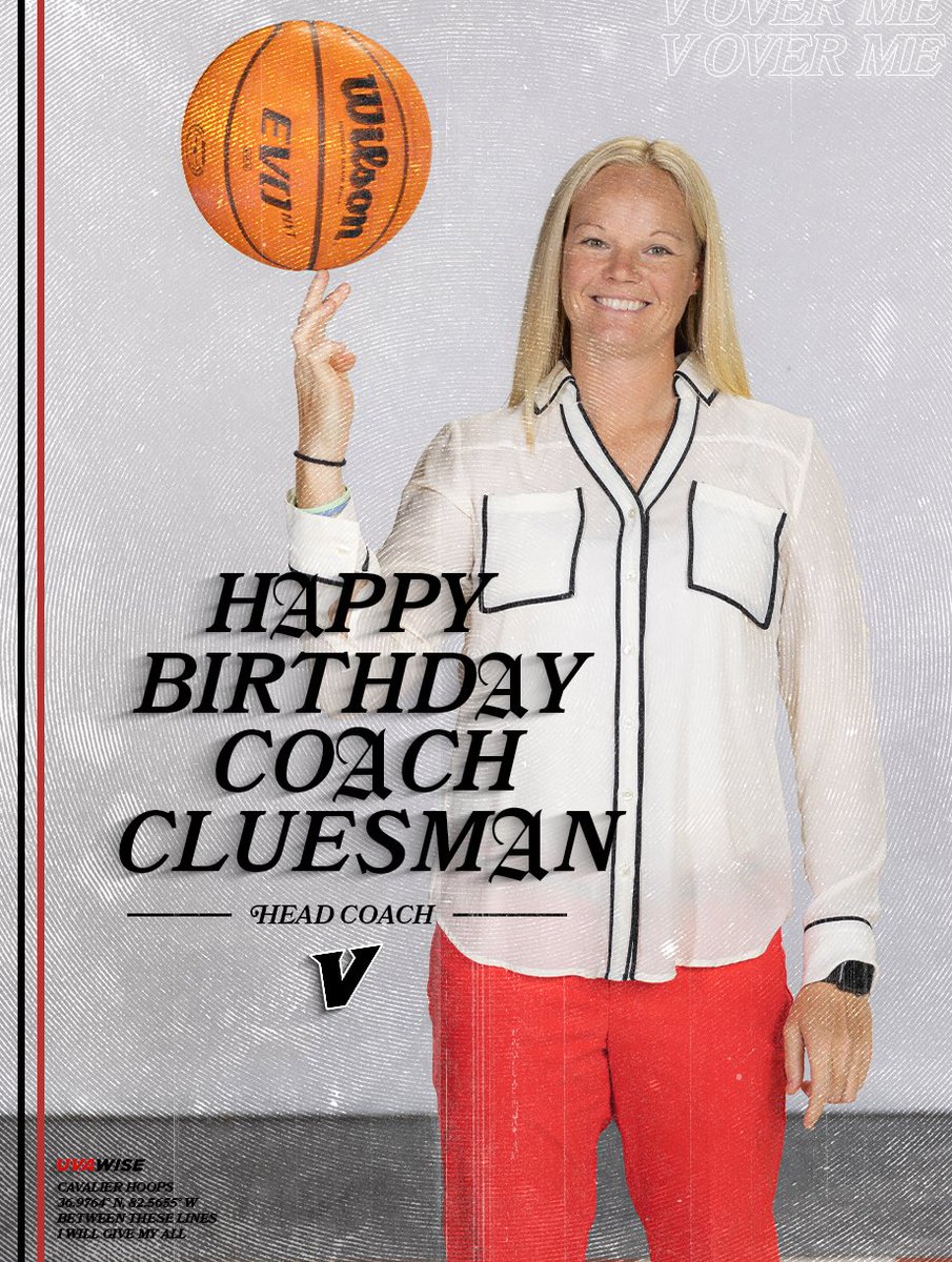 Happy Birthday, <a href="/CoachCluesman/">Coach Jamie Cluesman</a>! 🎈

Wishing the best day to the 🐐! Thankful for your leadership and vision! 

#VoverMe