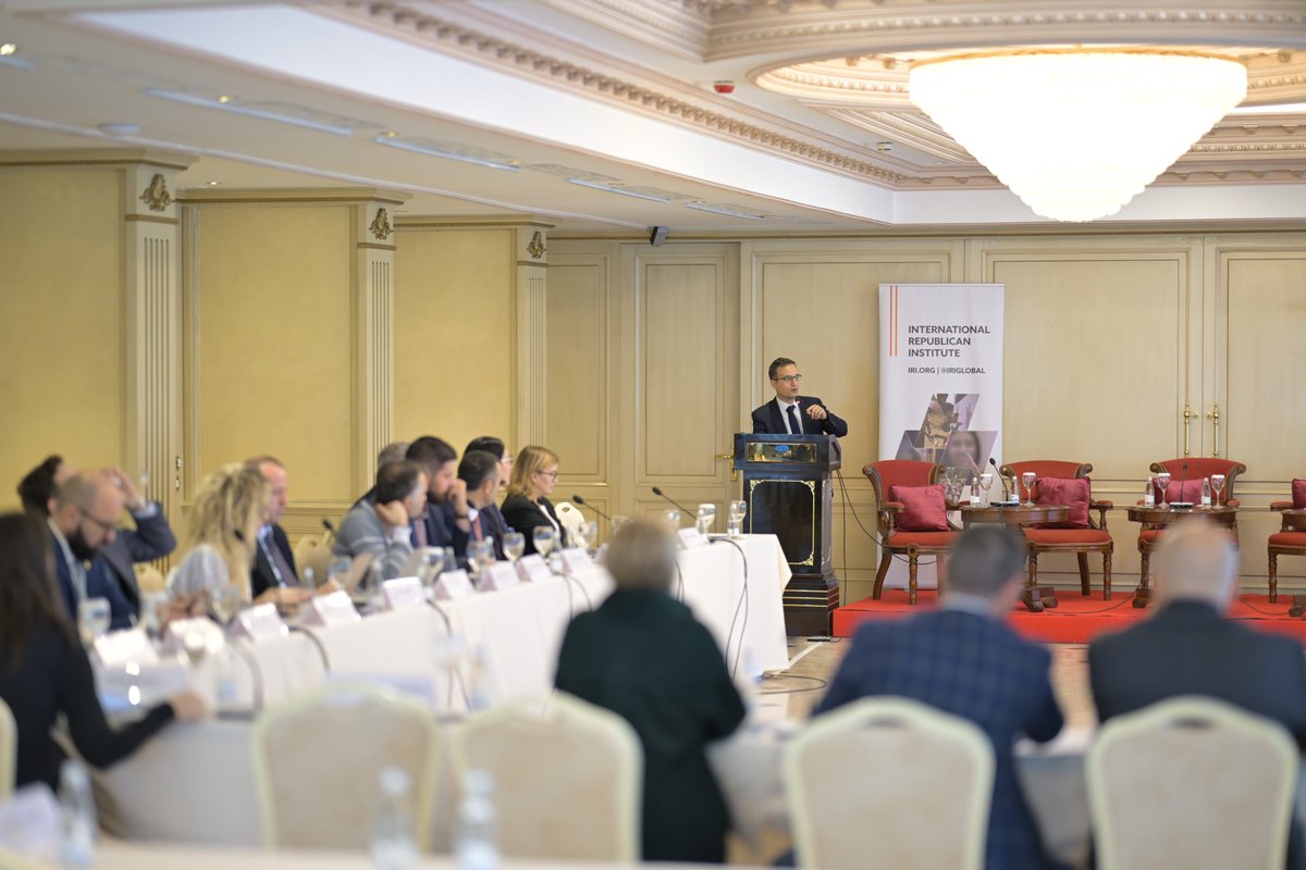 AmilaKaracic's tweet photo. Last Friday, @iriglobal hosted the Pristina Forum of the Western Balkans Task Force. Our discussions focused on fostering resilience against malign foreign influence from state actors like Russia and China, energy security and independence and anti-corruption. https://t.co/1fP78Swlkv