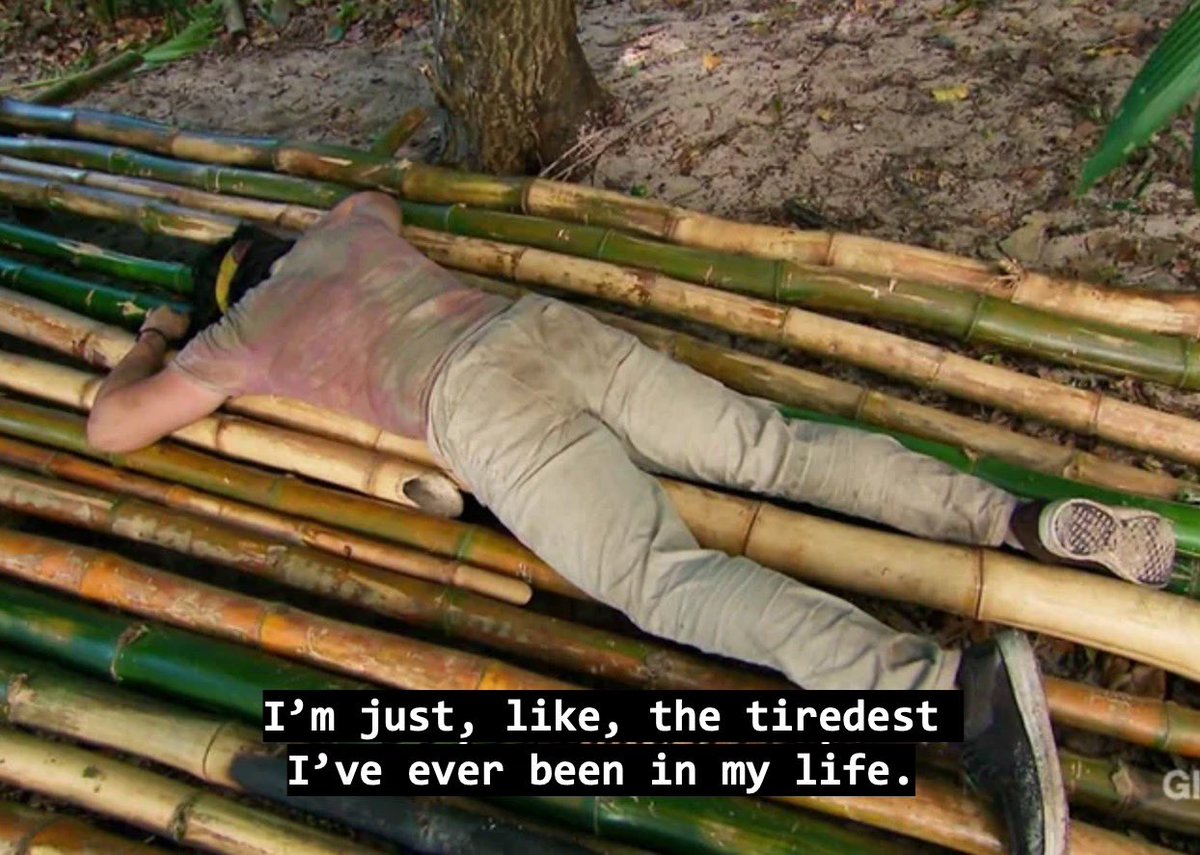 I think he has dice under the shelter but he’s afraid to show them to anyone #Survivor #Survivor47 #ITYSL