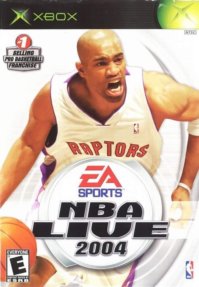 BBallVideoGames's tweet image. #NbaLive 2004 for the #Xbox, #PS2, &amp;amp; #Gamecube turns 21 today in North America! 🏀🎮 #easports #VinceCarter #bballvideogames