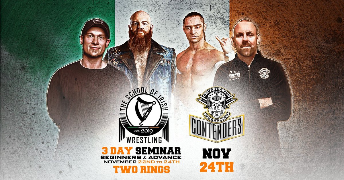 school_irish's tweet photo. Join Us!!!
Nov 22nd To 24th
National Stadium Dublin 🇮🇪 
3 Day Camp For Complete Beginners/Advanced! 
Two Rings, Learn From The Best In Europe! 
OTT Contenders Nov 24th. 
For More Info, Fans@ottwrestling.com
Networking, Live Event Opportunities, Promos 
ℹ️ https://t.co/dyRk6WZFKJ https://t.co/TiW80Jxsf4