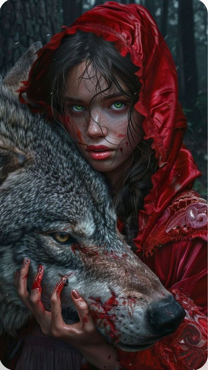 دائماً نسمع القصه من ليلى ولكن لم نسمعها من الذئب ابداً ..