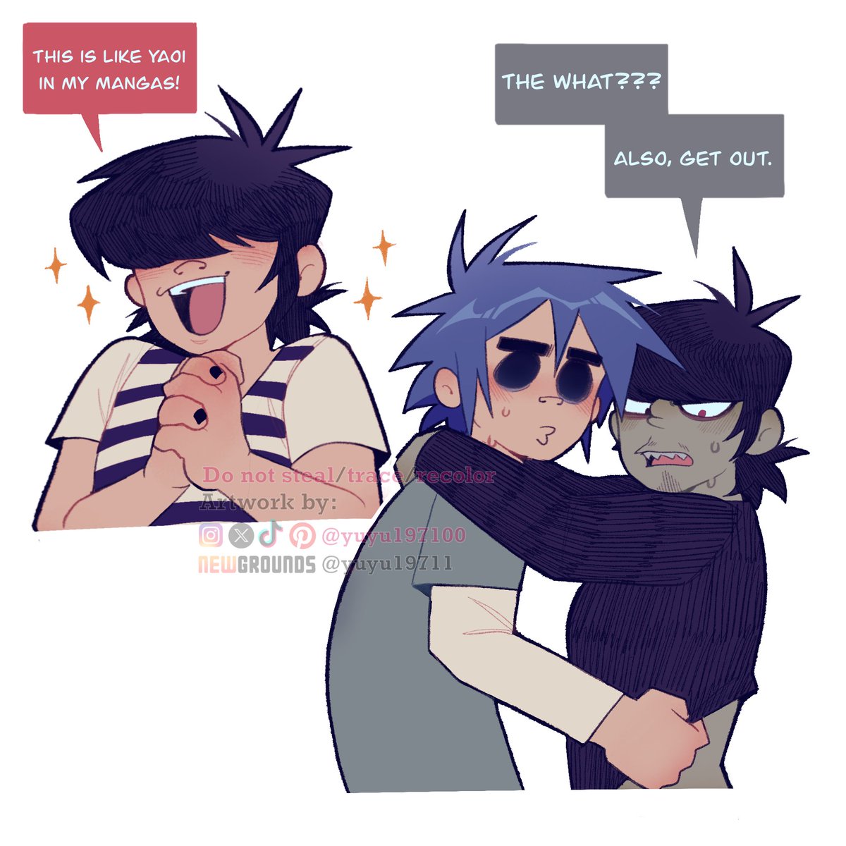 Gay 2.0 #gorillaz #Gorillazfanart