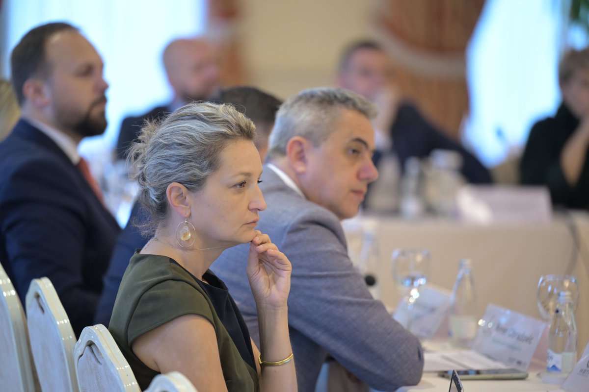AmilaKaracic's tweet photo. Last Friday, @iriglobal hosted the Pristina Forum of the Western Balkans Task Force. Our discussions focused on fostering resilience against malign foreign influence from state actors like Russia and China, energy security and independence and anti-corruption. https://t.co/1fP78Swlkv