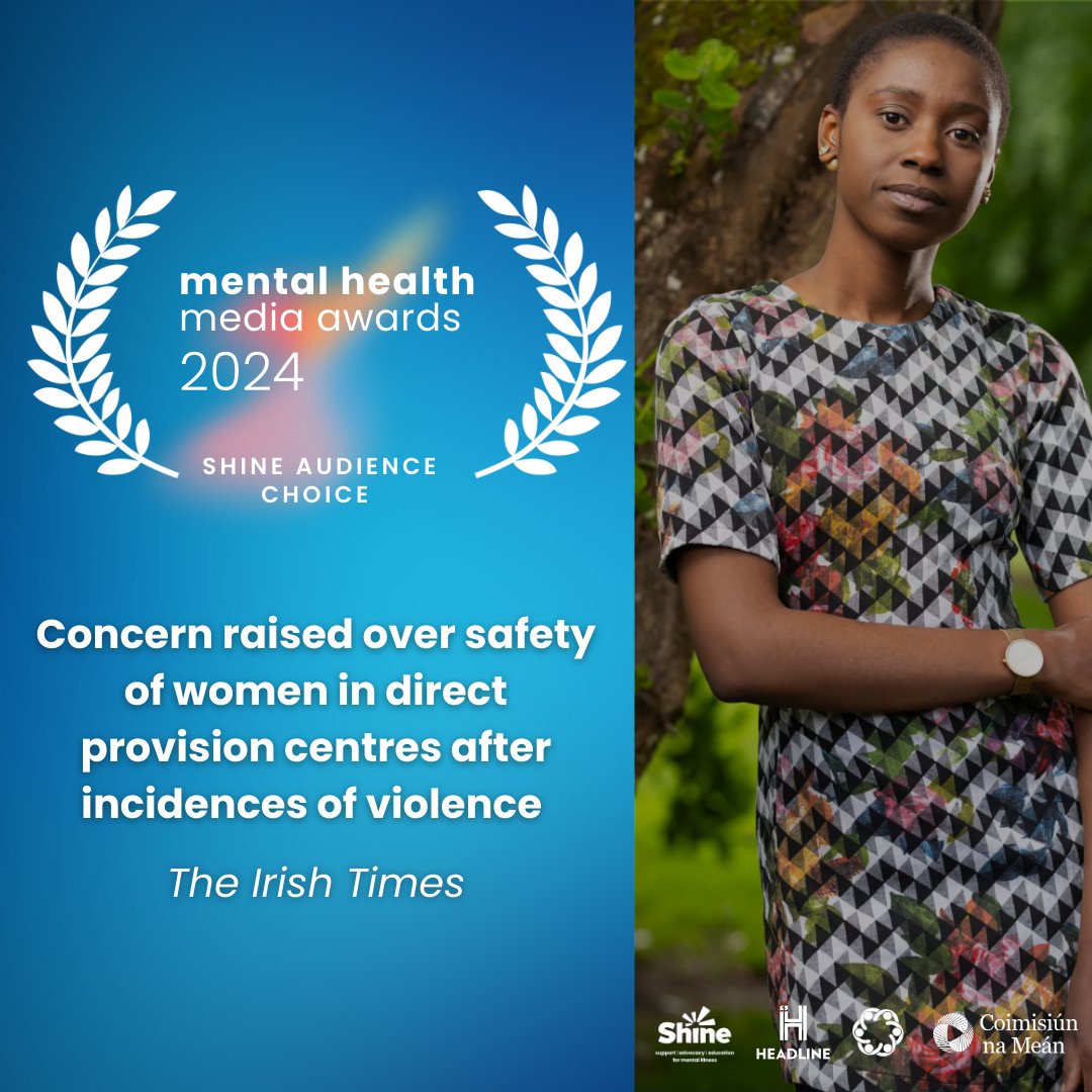 ShineMediaProg's tweet image. Don’t miss the opportunity to vote for the #MHMA24 Shine Audience Choice Award! 
🗳️ Voting closes on Sun, Oct 27th.
This Irish Times article shares the struggles of three women in direct provision. 
Vote here: headline.ie/shine-audience…
@IrishTimes