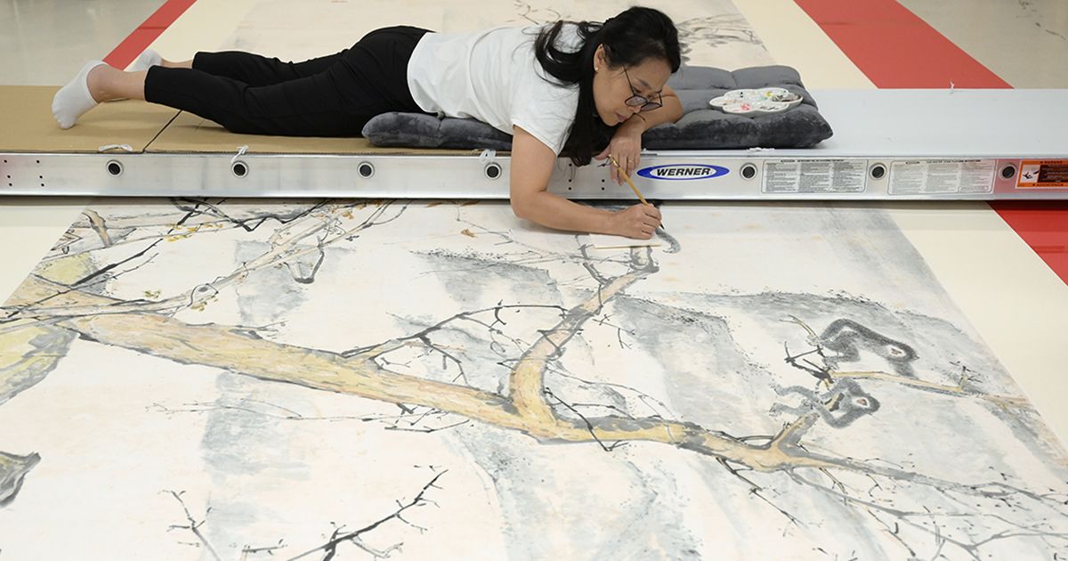 It starts with a hot bath: How an ‘art doctor’ conserves a Singapore ink masterpiece straitstimes.com/multimedia/gra…