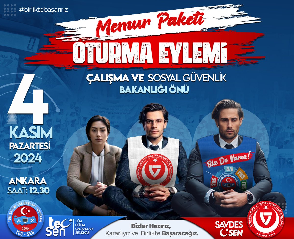 tecsen_ad02's tweet photo. --‼️--""MEMUR PAKETİ OTURMA EYLEMİ""--‼️--
👉  2 Ekim'de  T.C. Maliye Bakanlığı Önünde Gerçekleştirdiğimiz Eylemde Dile Getirdiğimiz Kamu Çalışanlarının Gerçek Taleplerinin İvedilikle Yerine Gelmesi Adına,
#YeniNesilSendikacılık
#SiyasetsizSendikacılık
#3600ekgösterge https://t.co/dve5WCXiT1