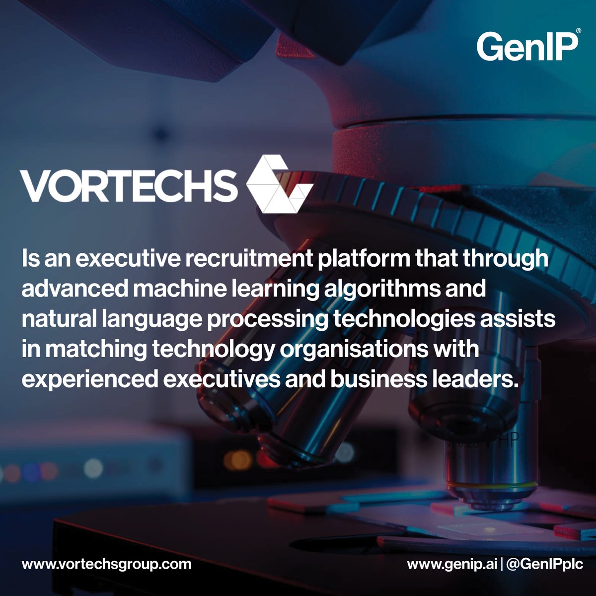 GenIPplc's tweet image. GenIP&apos;s sales team is engaged in advanced negotiations with multiple research organisations representing a robust Vortechs pipeline of new business. #GNIP