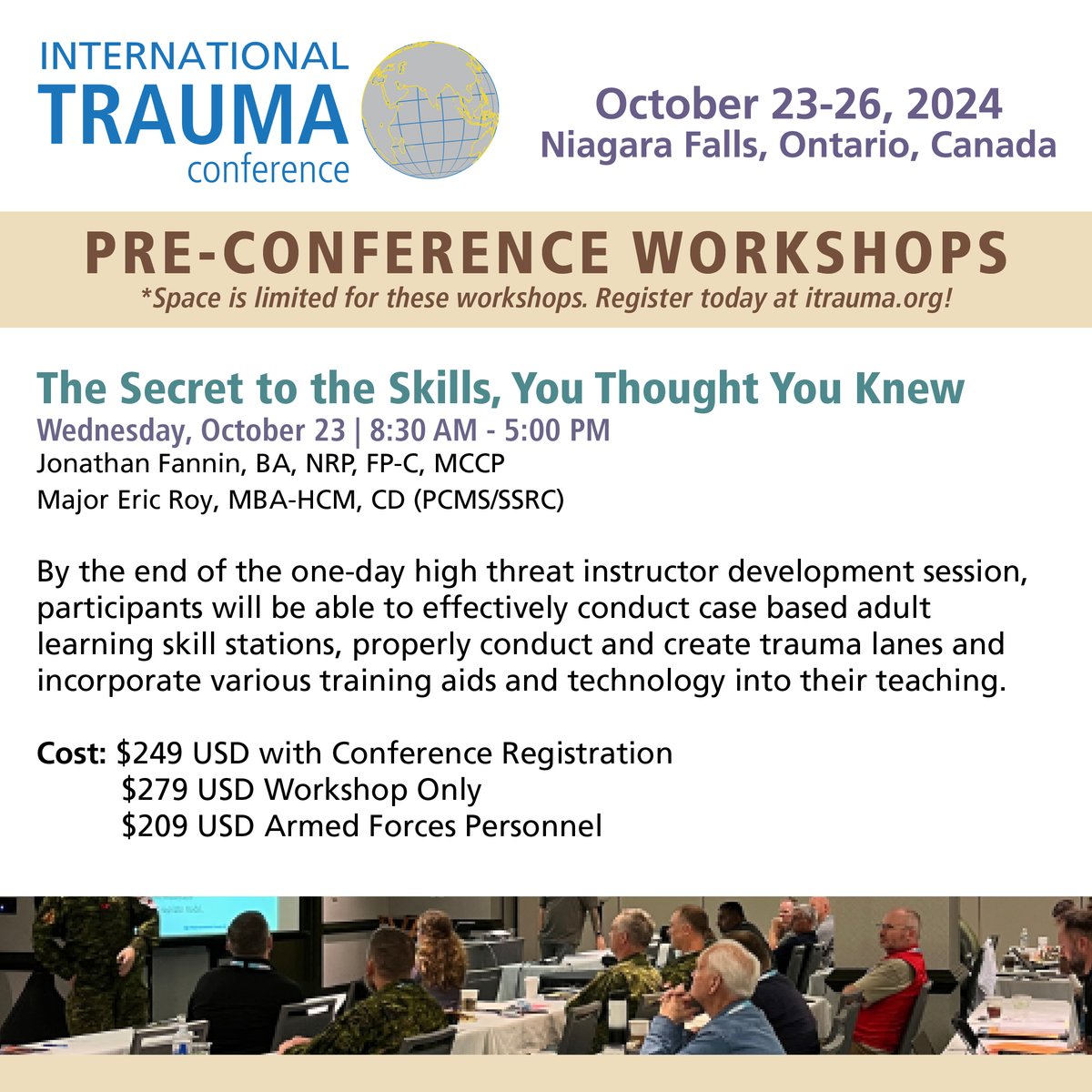Join us for our upcoming pre-conference workshop: The Secret to the Skills You Thought You Knew!

Spaces are limited, so be sure to register today!

web.cvent.com/event/077371f5…

#itlsconference2024