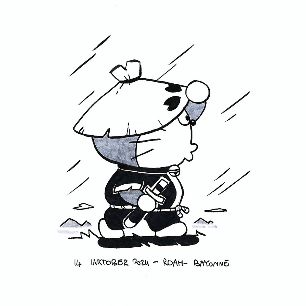 bayonneaurelien's tweet photo. Day 14: ROAM
@inktober @doraemonChannel #inktober #inktoberremote #inktober2024remote #inktober2024 #inktoberchallenge #inktober52 #doraemon #inkwork #blackandwhite #design #doodle #creative #artist #characterdesign #roam #happy #bell #horizon #cute #cat #robot #pocket #smile https://t.co/46Boxg6bQw