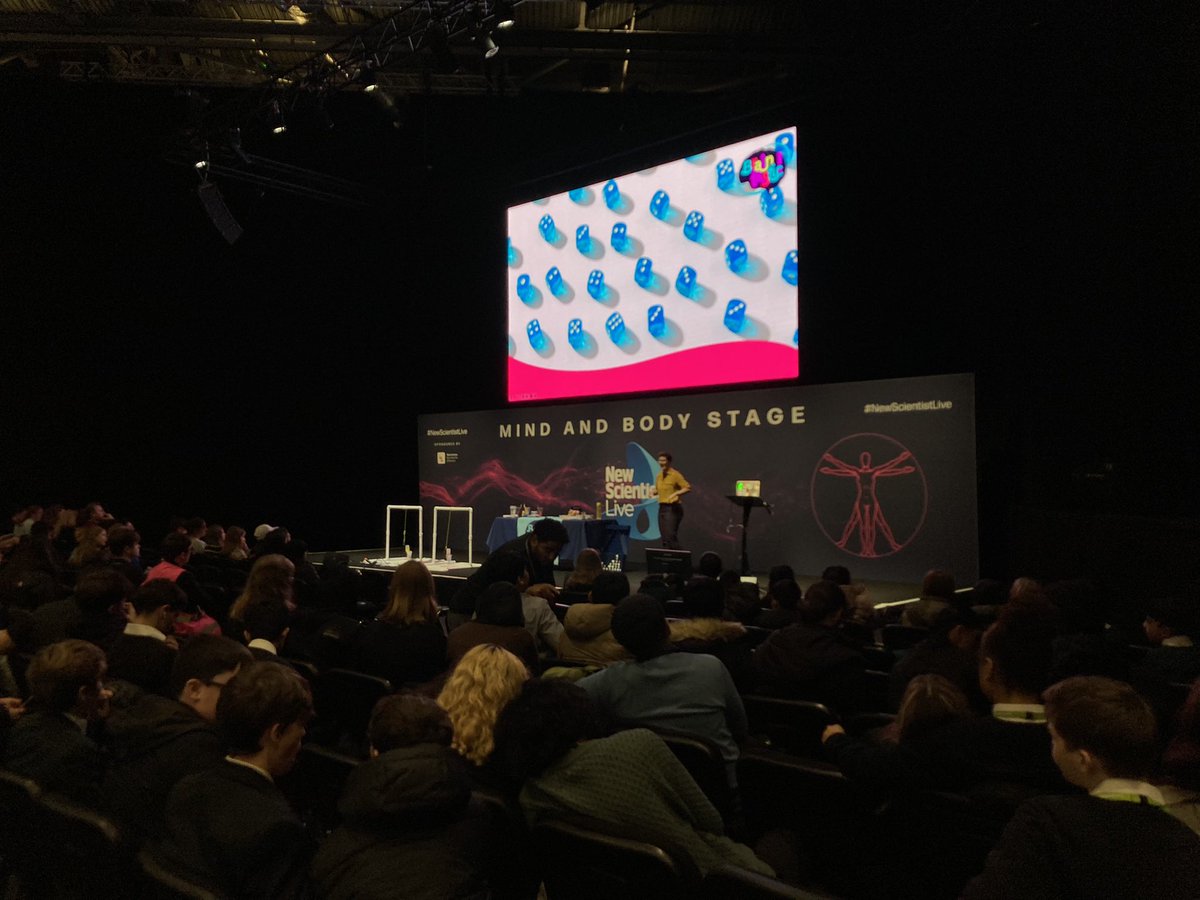 alexthompo's tweet photo. Nate Rae at #newscientistlive gets major kudos for explaining genetics and neuroplasticity to kids in 40 minutes https://t.co/NdUC6iU1xq