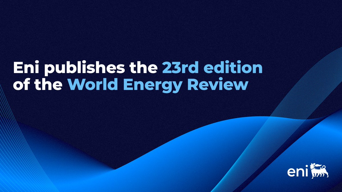 eni's tweet photo. Explore the full Eni 2024 World Energy Review: a complete breakdown of the evolving energy landscape and a comprehensive breakdown of all the key variables shaping the industry. Find out more https://t.co/3Om8DNIYI2 https://t.co/sd4pXmiPEG