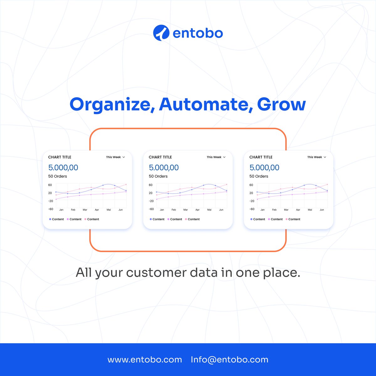 EntoboHQ's tweet photo. Entobo brings all your customer data together in one place, providing you with the insights and tools you need to succeed https://t.co/GelnsluFLa