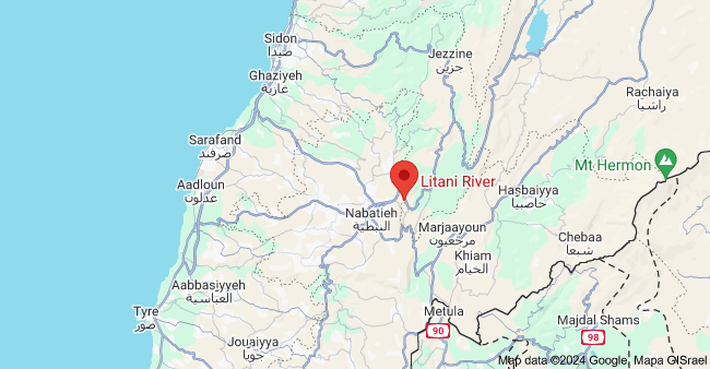 warfireupdate's tweet photo. ❗️Israel orders residents of 25 villages in southern Lebanon to evacuate and move north of the Litani River🏞🌊

#IDF #Netanyahu #litaniriver #Hezabullah https://t.co/j1oc9Vo6LY