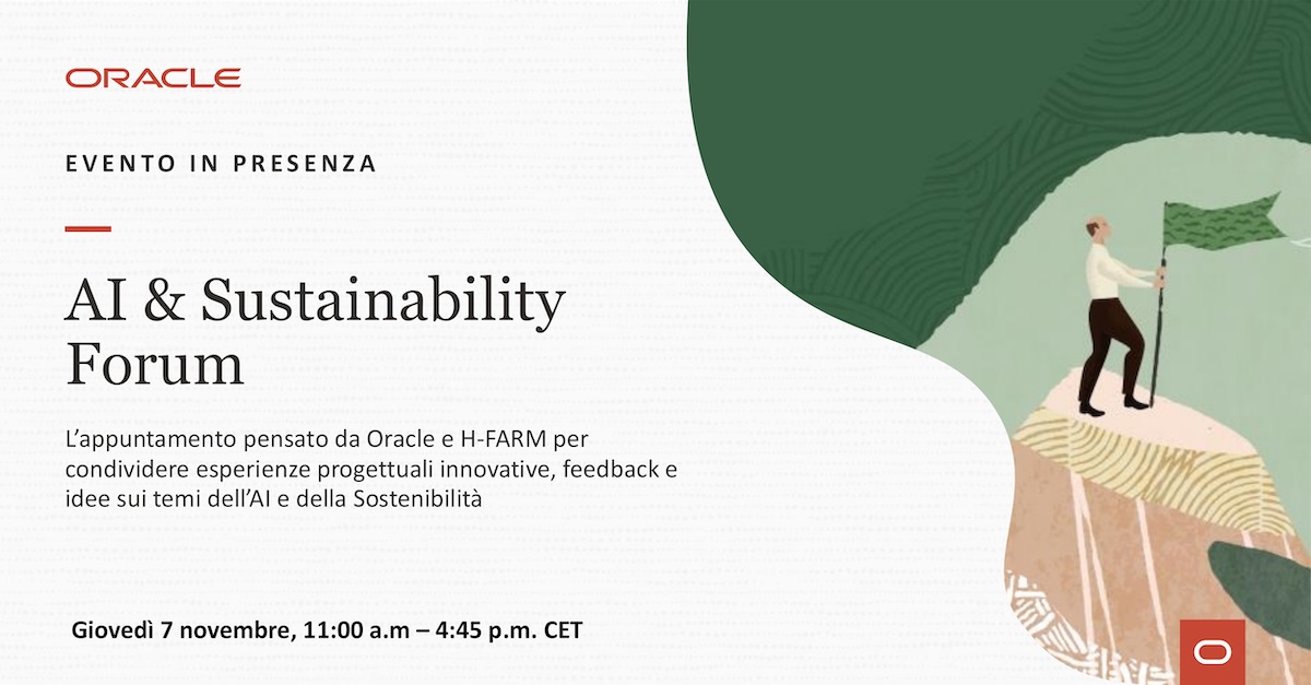 Stai pensando al futuro della tua azienda? A come lavorerà la tua Organizzazione nei prossimi 5 anni? Registrati per partecipare alla prima edizione dell' #𝘼𝙄 &amp; #𝙎𝙪𝙨𝙩𝙖𝙞𝙣𝙖𝙗𝙞𝙡𝙞𝙩𝙮 𝙁𝙤𝙧𝙪𝙢, a Roncade (TV) presso la sede di H-Farm <a href="/hfarmspa/">H-FARM</a>
social.ora.cl/6012qGLzu