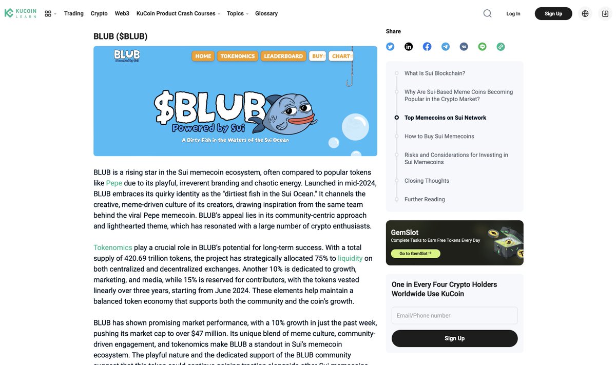 dogafincan's tweet image. Seems like @kucoincom sees the potential of @blubsui 👀