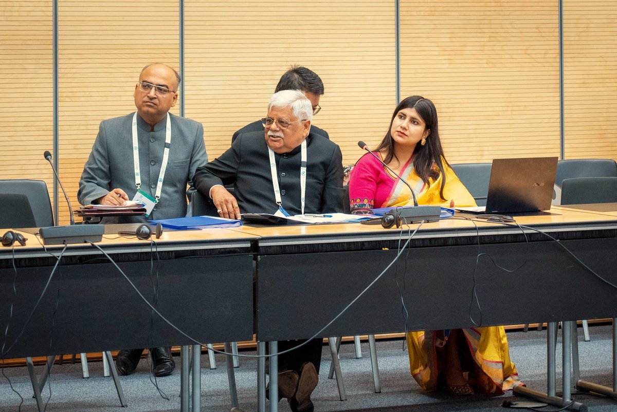 IndiaUNGeneva's tweet image. ✨ 🇮🇳 at #IPU149✨

During a workshop on tools to achieve sustainable development,  Lok Sabha MP  @vishnumppalamu affirmed 🇮🇳's commitment to UN's #SustainableDevelopmentGoals, and emphasized the importance of sustainable development &amp;amp; environmental preservation.

 @IPUparliament
