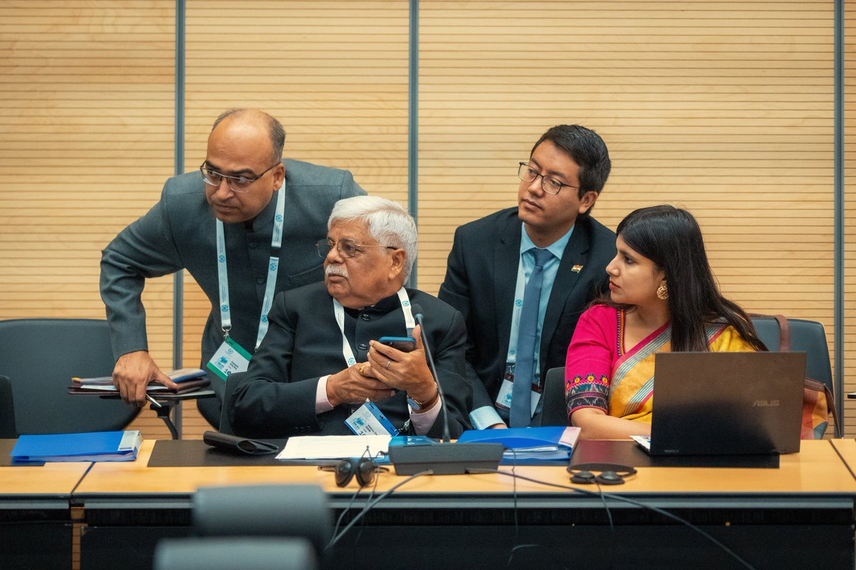 IndiaUNGeneva's tweet image. ✨ 🇮🇳 at #IPU149✨

During a workshop on tools to achieve sustainable development,  Lok Sabha MP  @vishnumppalamu affirmed 🇮🇳's commitment to UN's #SustainableDevelopmentGoals, and emphasized the importance of sustainable development &amp;amp; environmental preservation.

 @IPUparliament