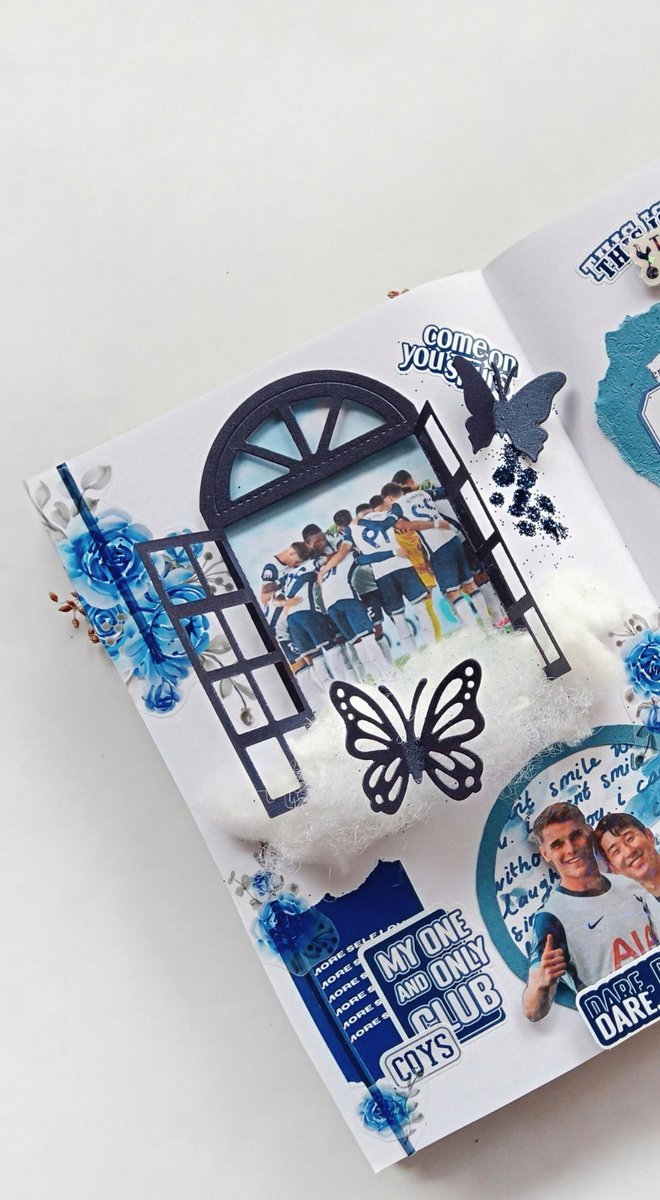 sunggyuphile's tweet image. international break got me bored so i did some scrapbook journaling with a spurs theme