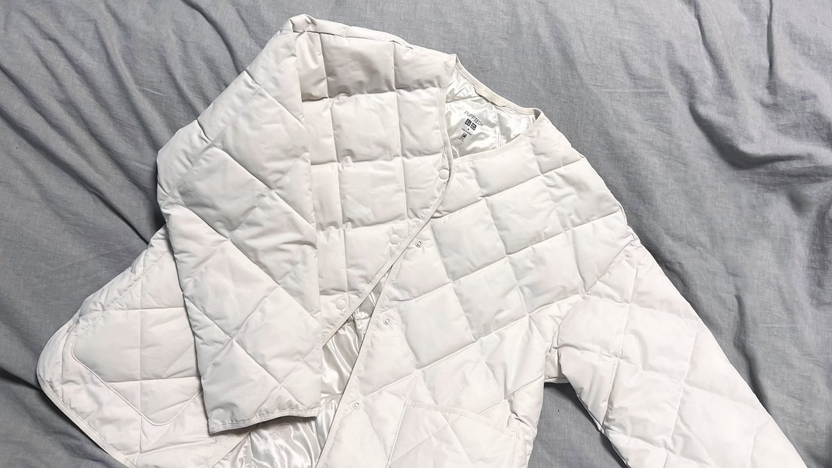oyumaru000's tweet photo. UNIQLOのパフテックリラックスジャケット、軽くて暖かくて手洗いできるの優秀。軽めの撥水加工も付いてるし、寒くなってきたから通勤の心強いお供になりそう✧
#PR #uniqlo #Pufftech #ユニクロ #パフテック #UniqloPufftech https://t.co/3k3rQpTjSw