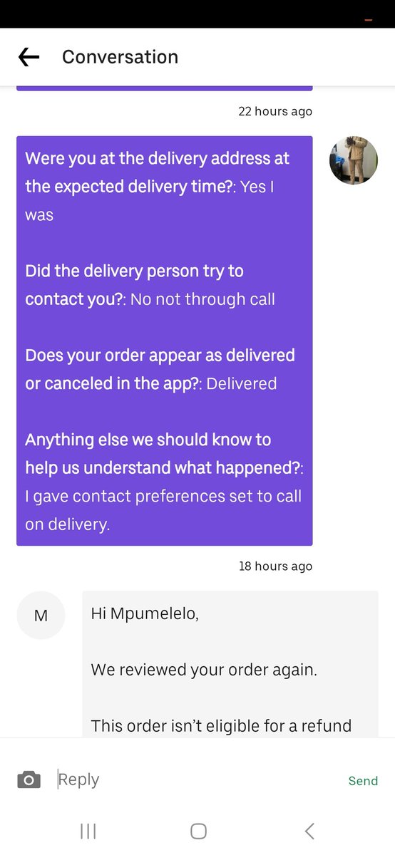 VidimZ's tweet photo. The messed up part here us that @Uber_Support @Uber_RSA  thinks it is fair to charge a Customer for the full price of items even though they are fully aware I did not consume it nor was my order instructions followed. All I ask is a full credit back to my account. https://t.co/bY3aCKK6sp