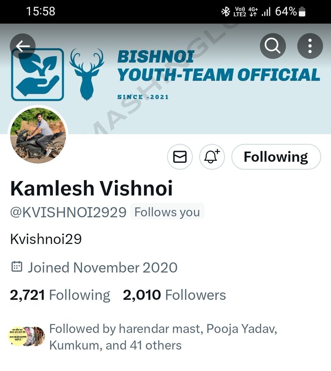 भूमि जाट (@jat_bhumii) on Twitter photo बधाई हो <a href="/KVISHNOI2929/">Kamlesh Vishnoi</a> 2k फॉलोअर्स पुरे होने पर,
जल्द 10k पुरे हो
हार्दिक बधाई
बस कंटेंट देते रहिए समय समय। बधाई हो <a href="/KVISHNOI2929/">Kamlesh Vishnoi</a> 2k फॉलोअर्स पुरे होने पर,
जल्द 10k पुरे हो
हार्दिक बधाई
बस कंटेंट देते रहिए समय समय।