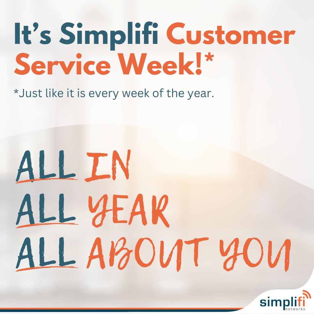 SimplifiNetwork's tweet photo. We heard you got inundated last week with those once-a-year messages from others, and we wouldn’t just fill up your feed for the sake of it.
Amazing service isn’t a passing phase; it’s what you deserve every day.
Need us? You know where to find us—no confetti needed.
#simplifi https://t.co/tIdigSziVY