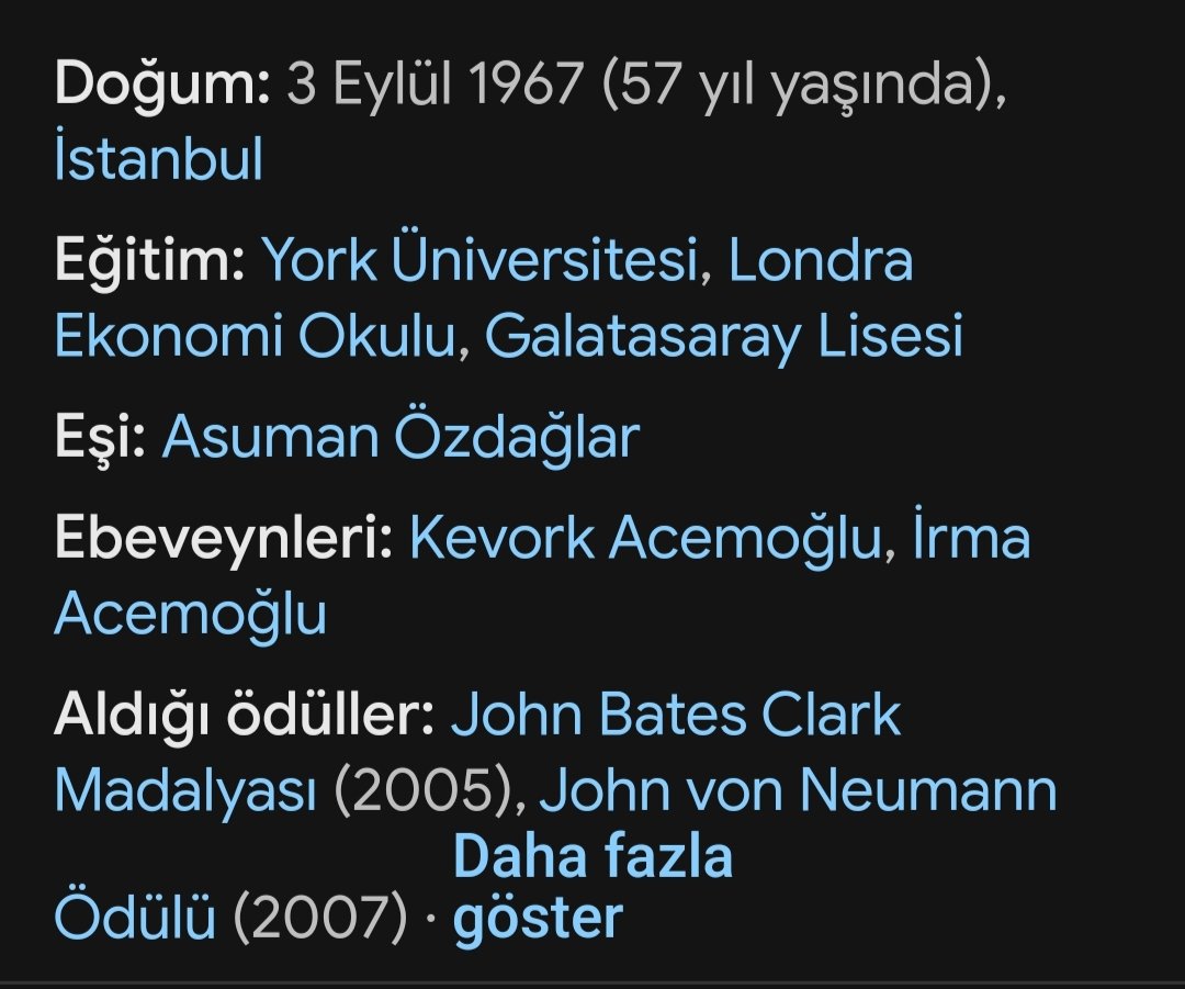 M6u1M's tweet photo. Nobel Ekonomi ödülünü alan bu toprağın evladı sevgili Daron Acemoğlu.
Yürekten kutluyorum. https://t.co/yuk8b2D3CU