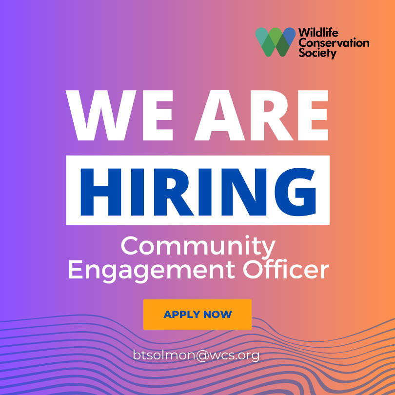 Make a Difference for Wildlife &amp; People!

We're seeks a passionate Community Engagement Officer to join our team in Ulaanbaatar, Mongolia.

Apply by Oct 25th! 

See full details &amp; apply here: 
mongolia.wcs.org/About-Us/Job-V… 

#Mongolia #Conservation #CommunityEngagement