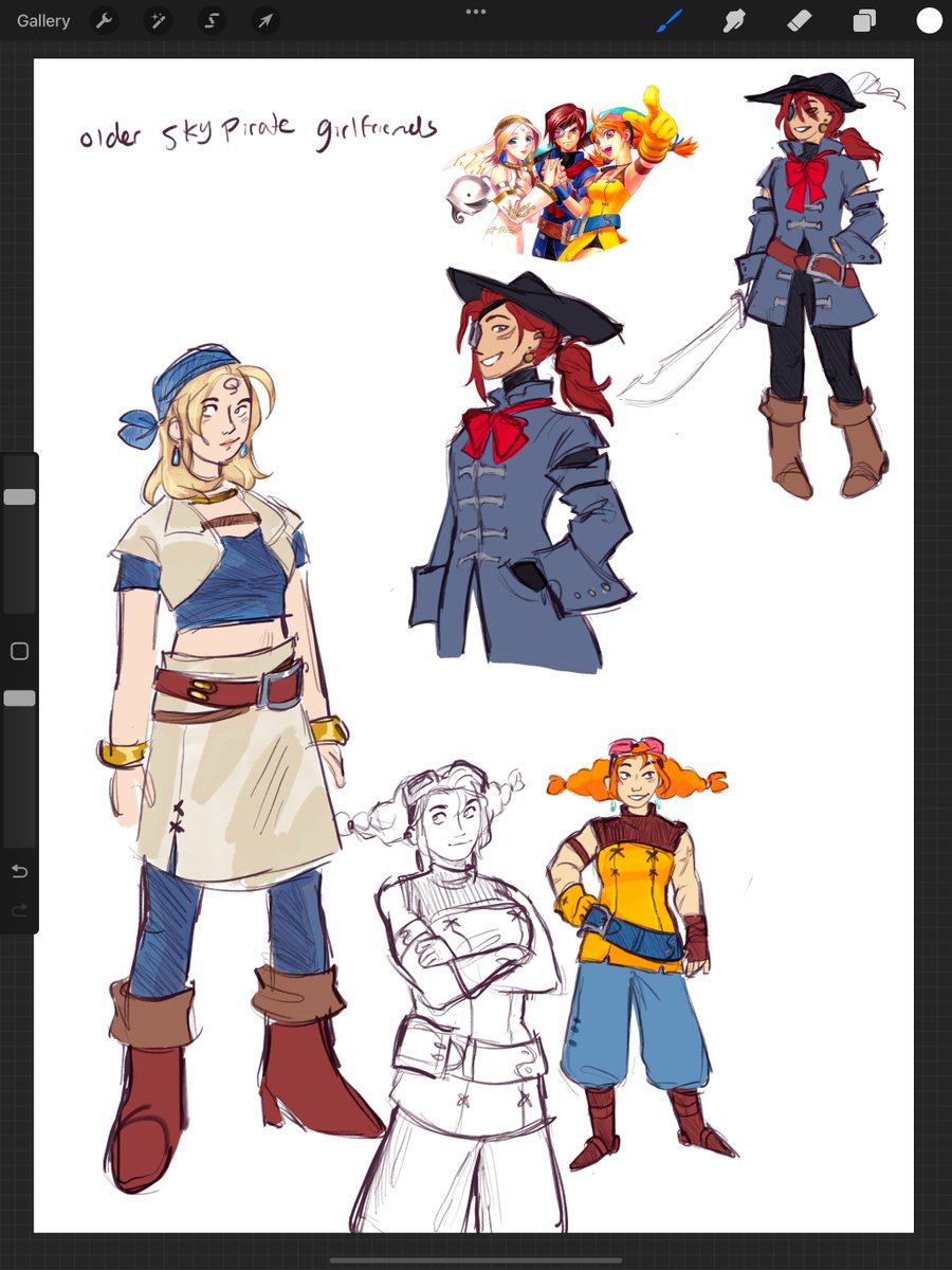 clottedscream's tweet photo. sky pirate girlfriends: sequel that will never exist edition
#skiesofarcadia https://t.co/dlvVP5Cveo