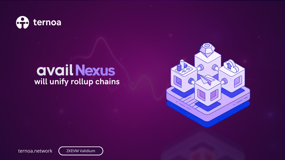 Ternoa L2 will be one of the first to connect with <a href="/AvailProject/">Avail</a> Nexus! 🚀 This integration promises seamless cross-chain interactions, faster, more secure transactions, and enhanced data availability, all powered by zero-knowledge proofs.