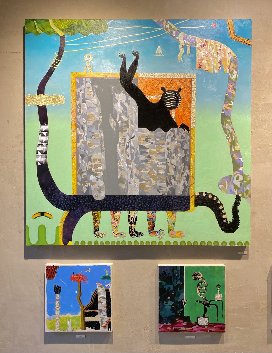 奥山帆夏 × 野口清村 共作展
「待ち合わせの目印」
TO OV cafe / gallery ト・オン・カフェ/ギャラリー (札幌)
10.08-10.20.2024
日.月.火.水.木曜日：10:30-19:30〈ラストオーダー19:00〉 金.土曜日：10:30-20:00〈ラストオーダー19:30〉