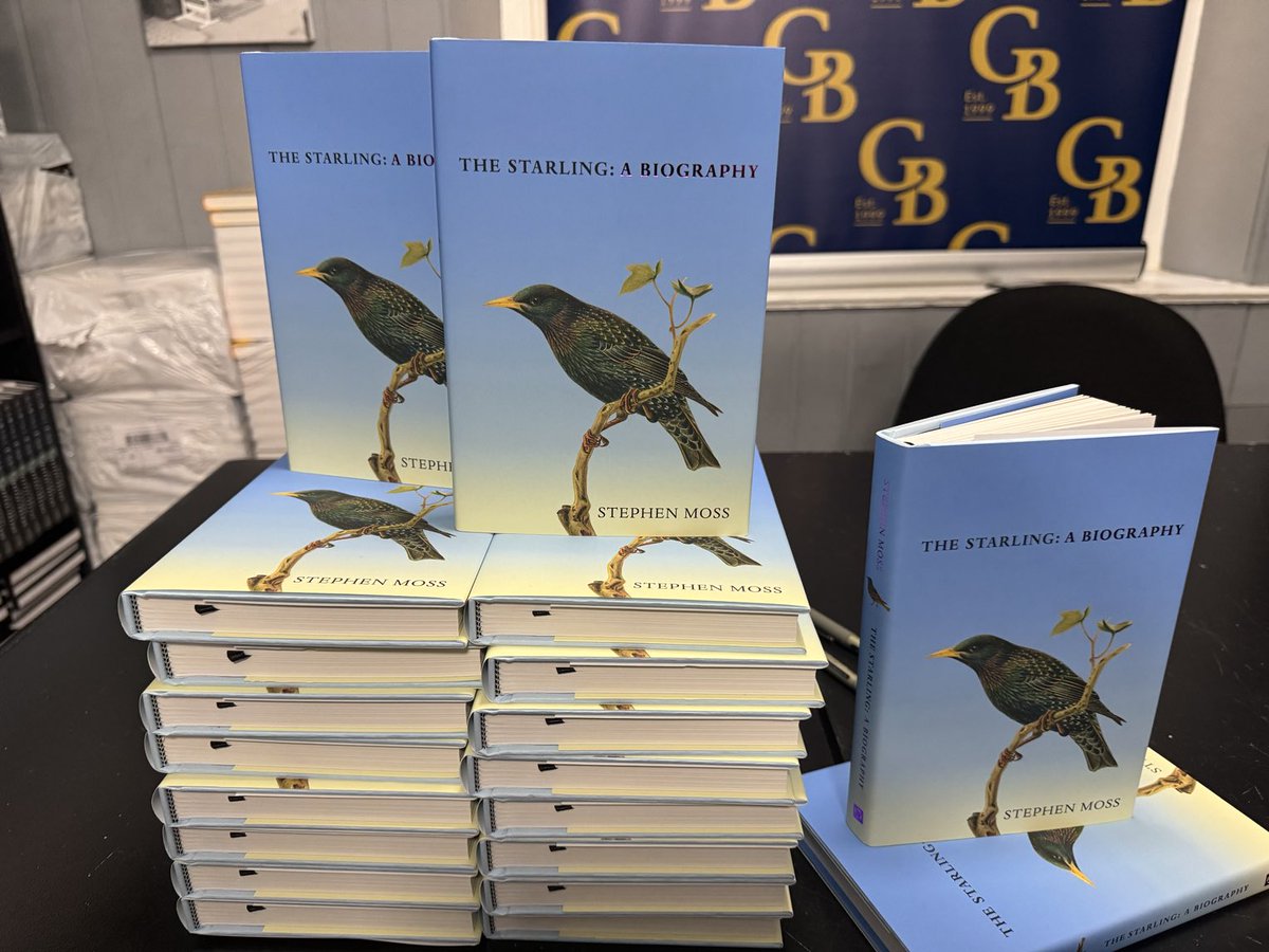 Signing first edition copies of the Starling: A Biography at ⁦<a href="/GoldsboroBooks/">Goldsboro Books</a>⁩ today!