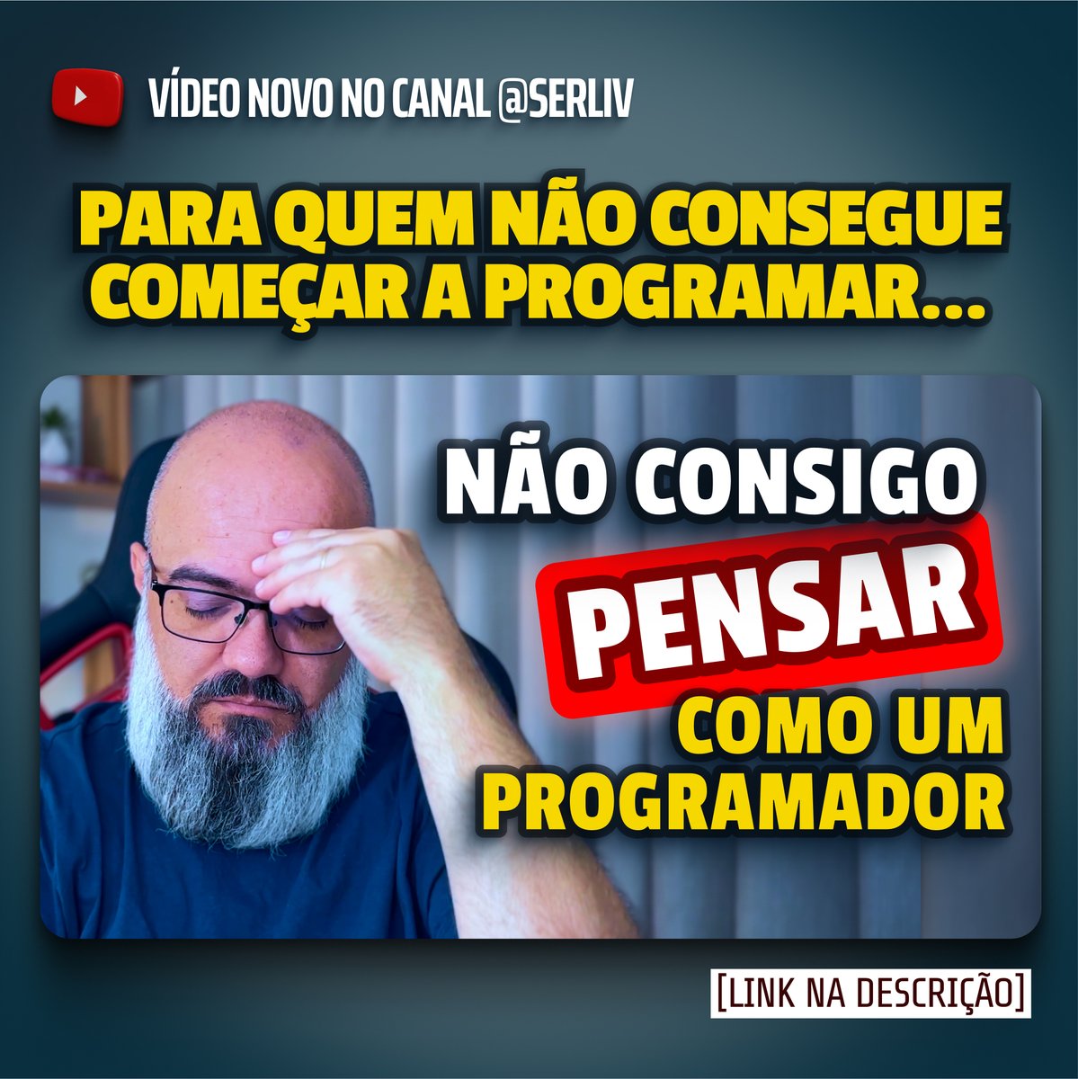 serlivcursos's tweet image. Como pensar para solucionar um problema de lógica de programação com Javascript?
youtu.be/VkHo2l3Oj5c
#javascript #frontend #desenvolvimentoweb #desenvolvimentofrontend #webdev #programação #lógicadeprogramação #algorithm #arrays #aprenderprogramação