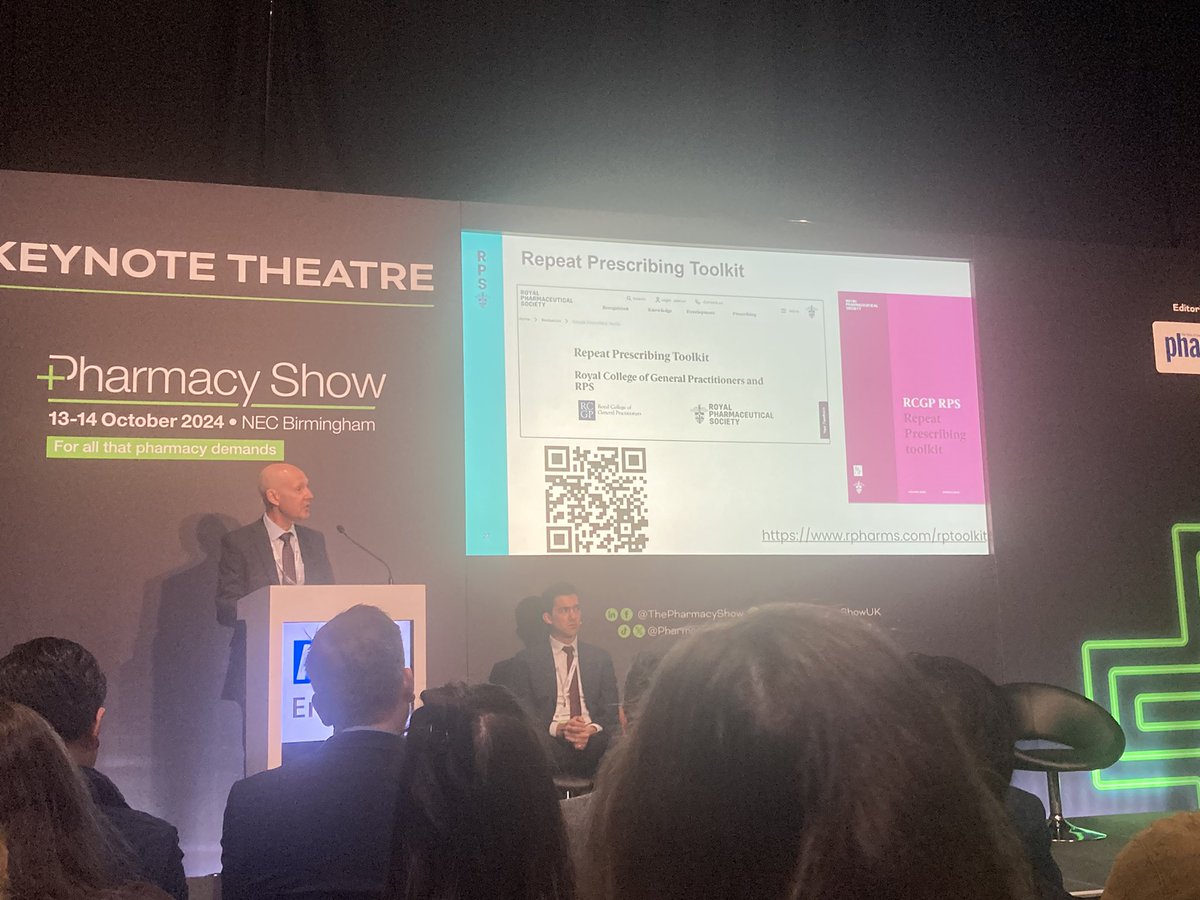 James Davies (@jd_pharm) on Twitter photo The Repeat Prescribing Toolkit from <a href="/rpharms/">Royal Pharmaceutical Society</a> and <a href="/rcgp/">Royal College of General Practitioners</a> offers opportunities to improve patient safety says <a href="/davidwebb_1/">David Webb</a> <a href="/pharmacyshow/">The Pharmacy Show</a> with GPs and Community Pharmacy working together. The Repeat Prescribing Toolkit from <a href="/rpharms/">Royal Pharmaceutical Society</a> and <a href="/rcgp/">Royal College of General Practitioners</a> offers opportunities to improve patient safety says <a href="/davidwebb_1/">David Webb</a> <a href="/pharmacyshow/">The Pharmacy Show</a> with GPs and Community Pharmacy working together.