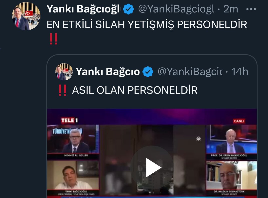 Bu söylemden anlaşılan; TSK'daki kurmayları biçerken, uçabilecek pilot bırakmazken, kritik/stratejik personeli tasfiye ederken tüm bunları bile bile yapmışlar.

Bu ihaneti kayıt düşelim ki sonra "bilmiyorduk" diye kıvırma fırsatları olmasın.