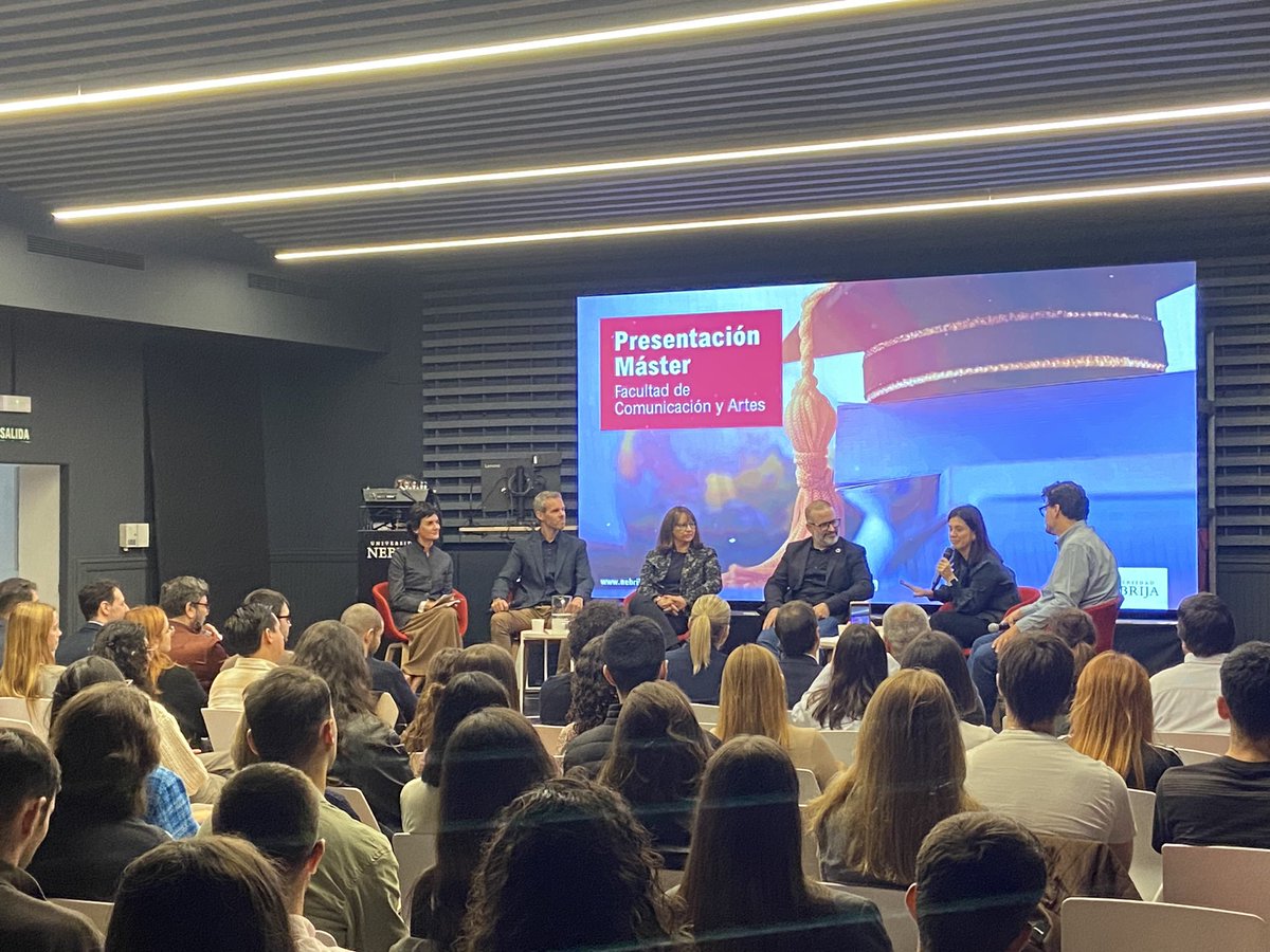 LaVandergil's tweet photo. Doble estreno: los másteres de la @FcaNebrija, con novedades como el de Programas de Entretenimiento; y el campus de San Fco. de Sales. Grandes profesionales nos acompañan: @pokeepsie_films, @proximity_esp, @FremantleESP, @NewlinkSpain… https://t.co/nHVQ1hdTLU