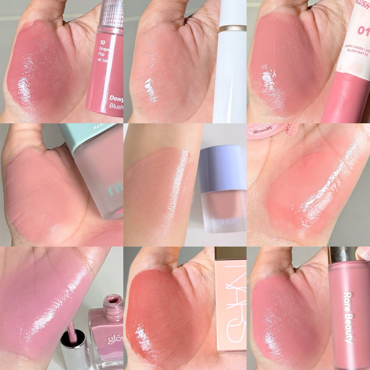 ✨รวมบลัชลิควิดงานแก้มใส แก้มฉ่ำระเรื่อ 9 ตัว สีสวยติดทน ใช้ได้ทุกวัน🎀

(รีวิวทุกตัวแบบละเอียดในเธรดนะคะ)